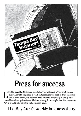 Tampa Bay Business Journal, Dress for success
